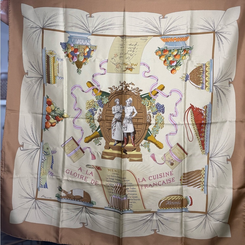 HERMES SILK SCARF
